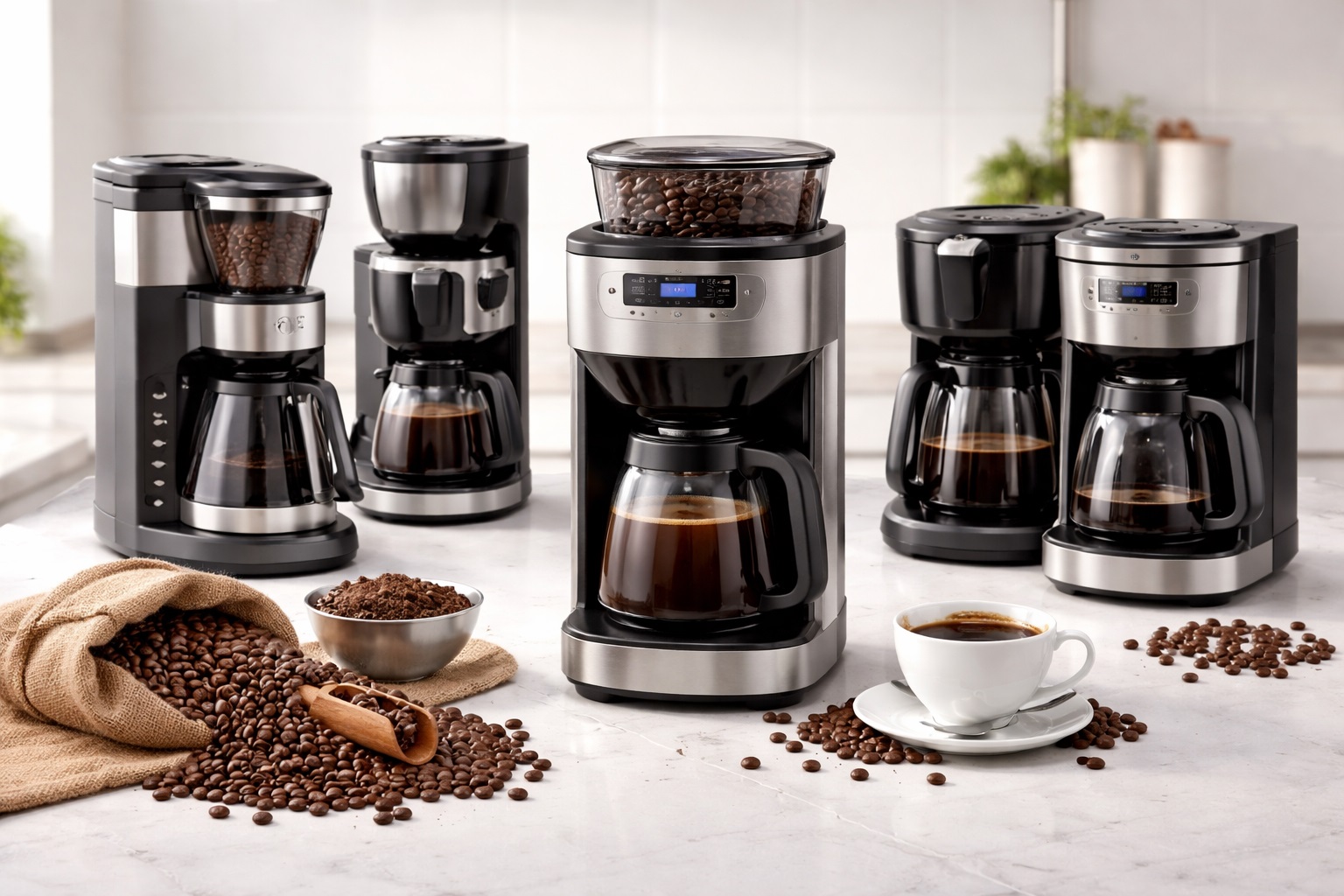 Best Grind and Brew Coffee Maker in 2026: Built-In Grinder Picks