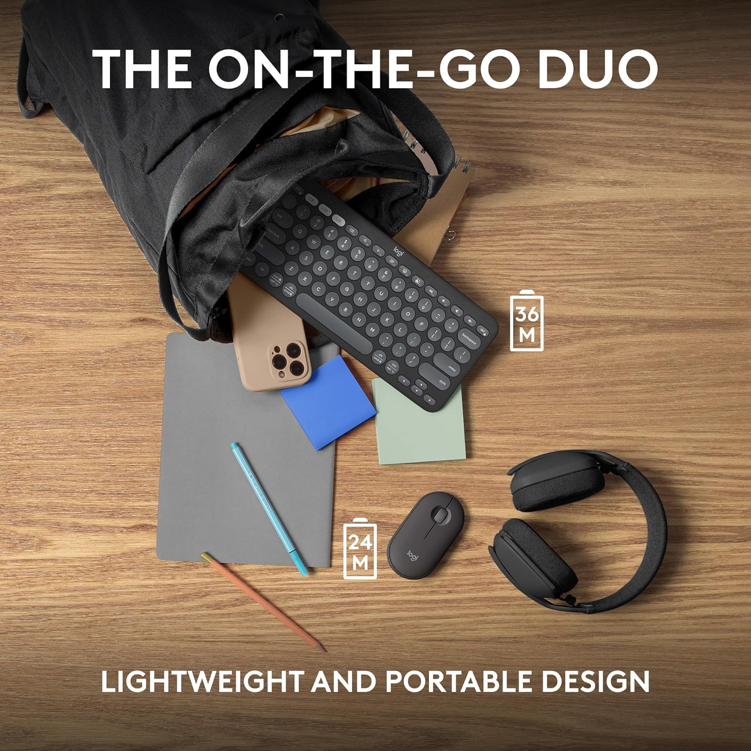 Logitech Pebble 2 Combo Wireless Keyboard & Mouse thumbnail 3