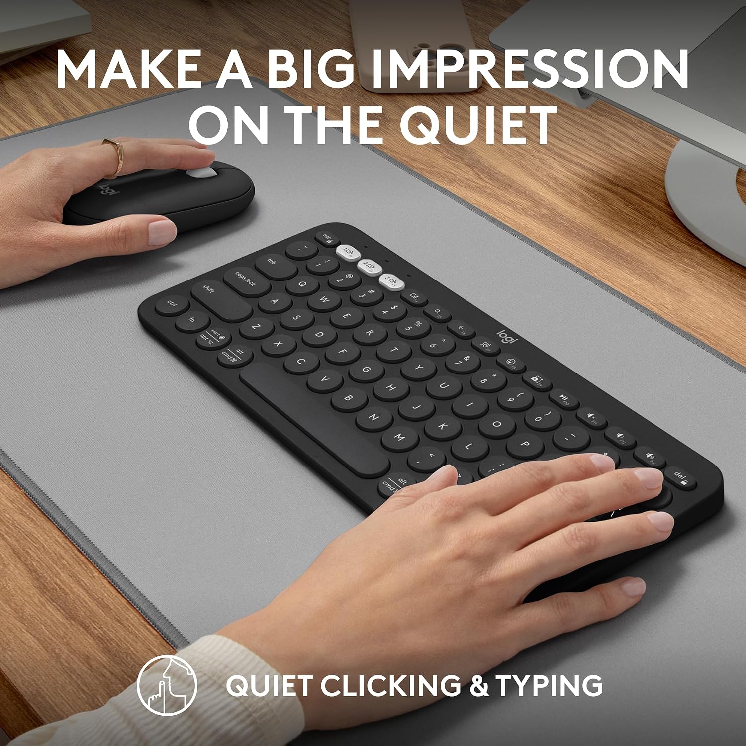 Logitech Pebble 2 Combo Wireless Keyboard & Mouse thumbnail 4