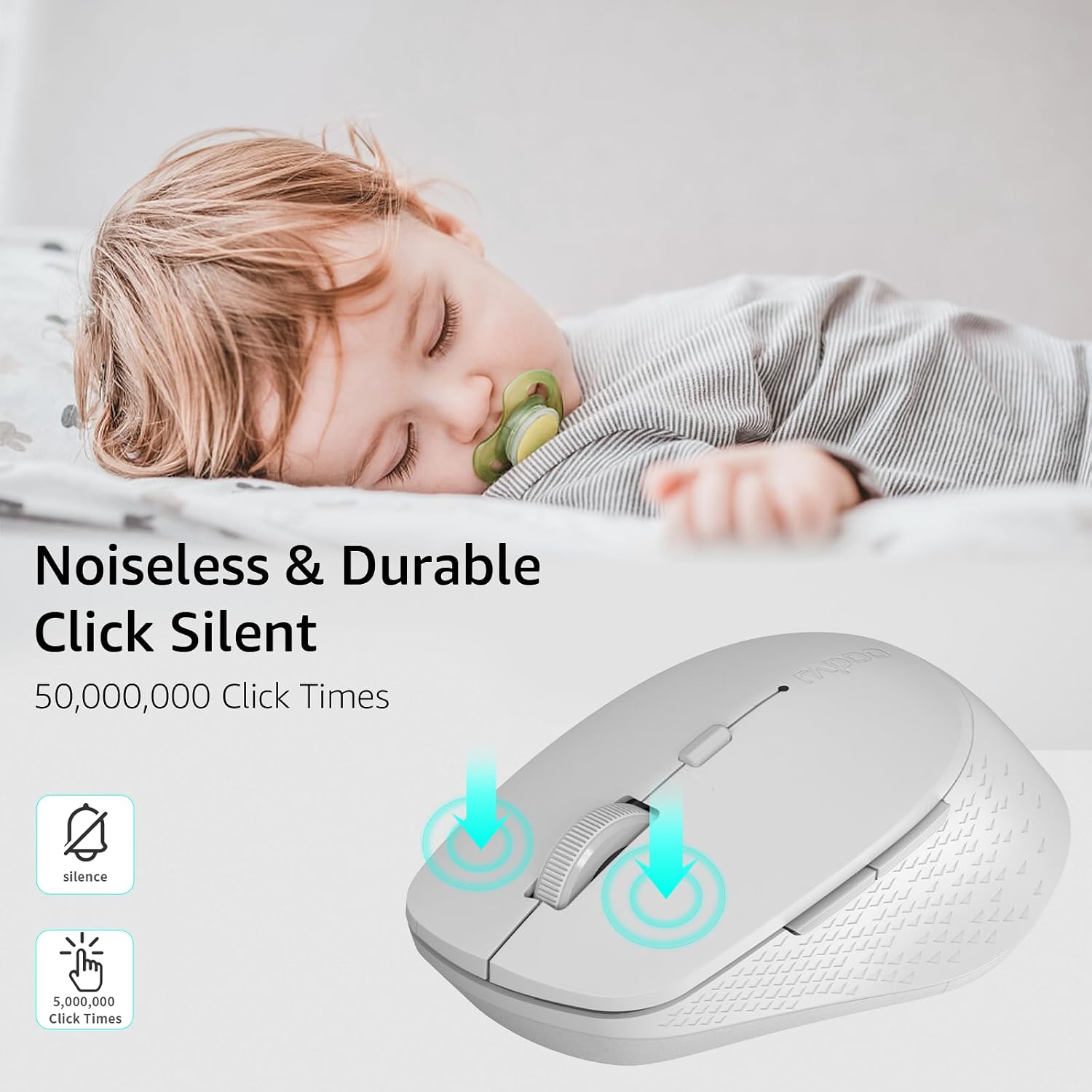 Rapoo M300G Silent Wireless Mouse thumbnail 7