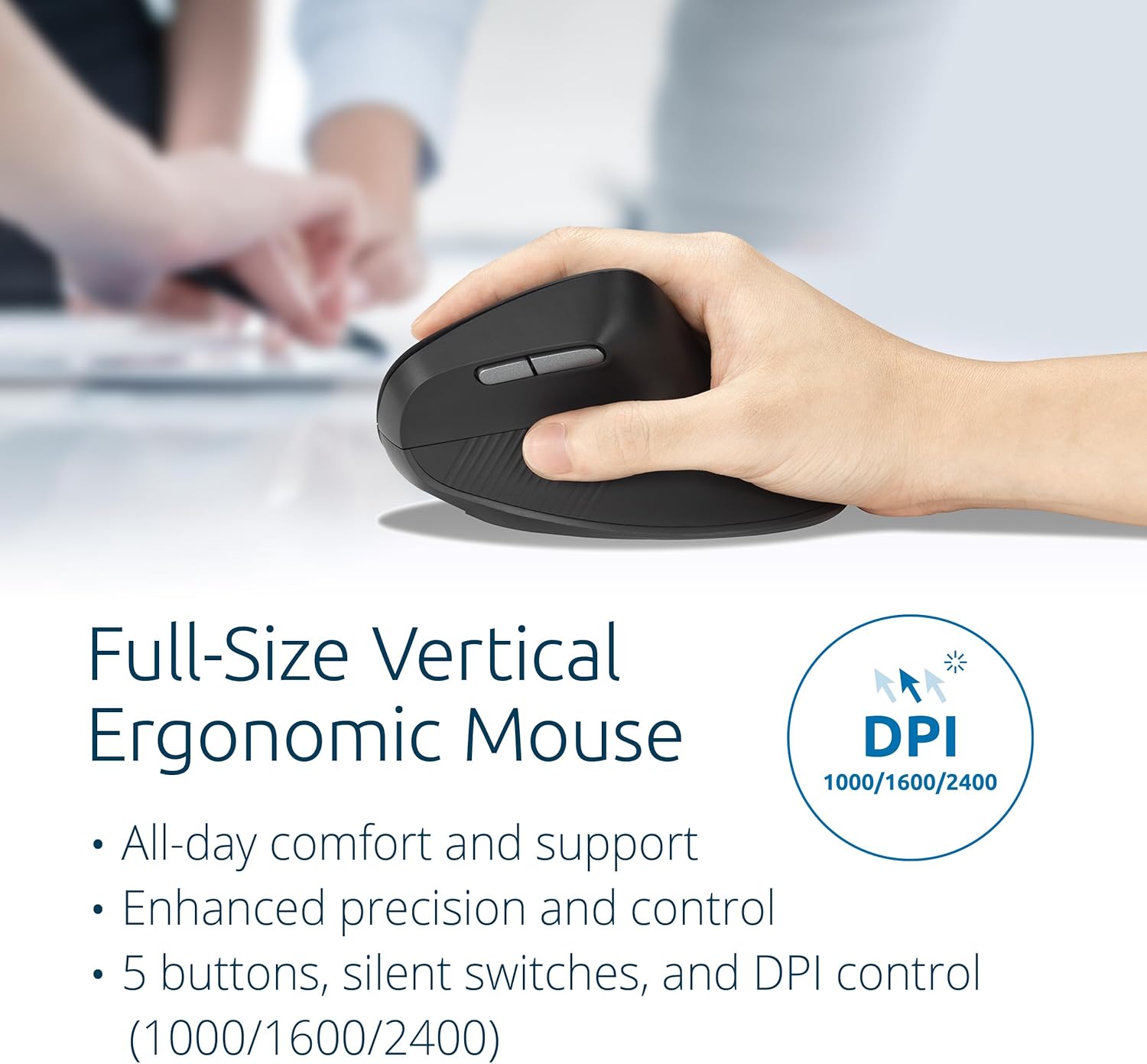 Kensington Ergonomic Wireless Keyboard and Vertical Mouse Combo thumbnail 4