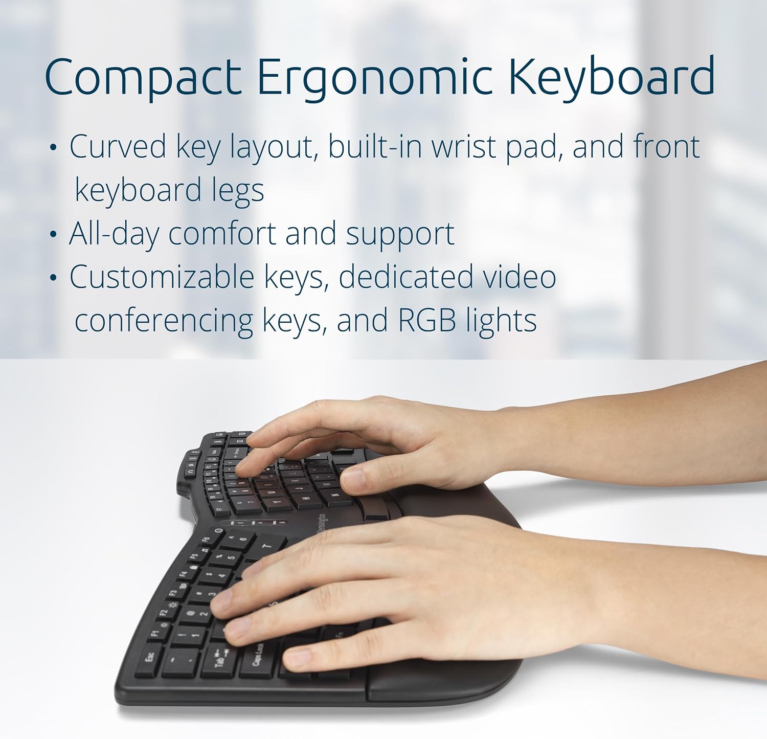 Kensington Ergonomic Wireless Keyboard and Vertical Mouse Combo thumbnail 5