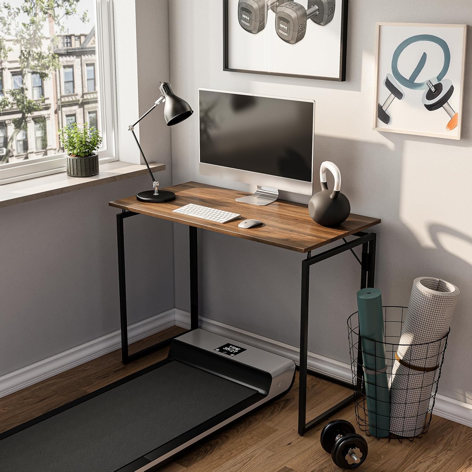 Amazon Basics Folding Computer Desk thumbnail 6