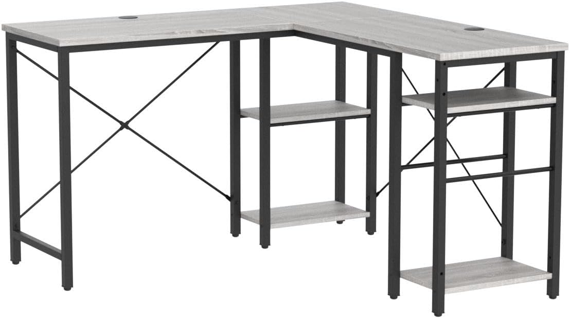 Bestier Corner Shelf Desk thumbnail 4