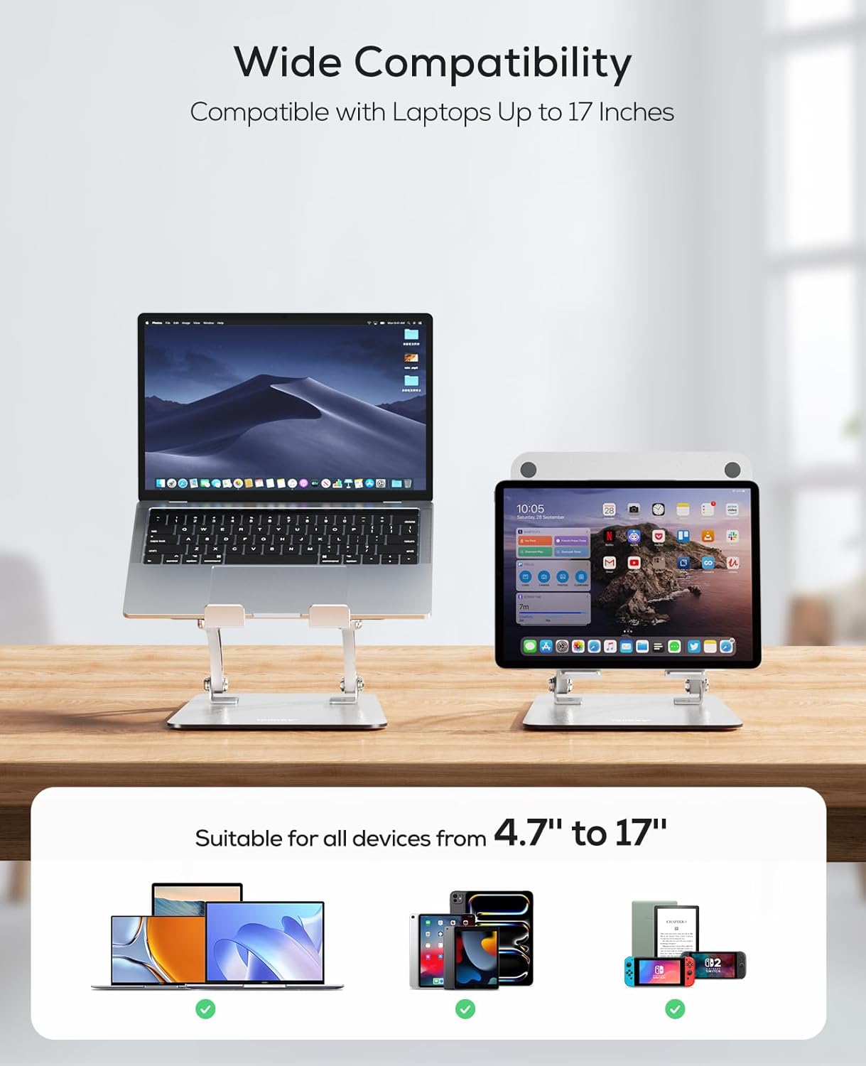 Nulaxy Folding Laptop Desk thumbnail 4