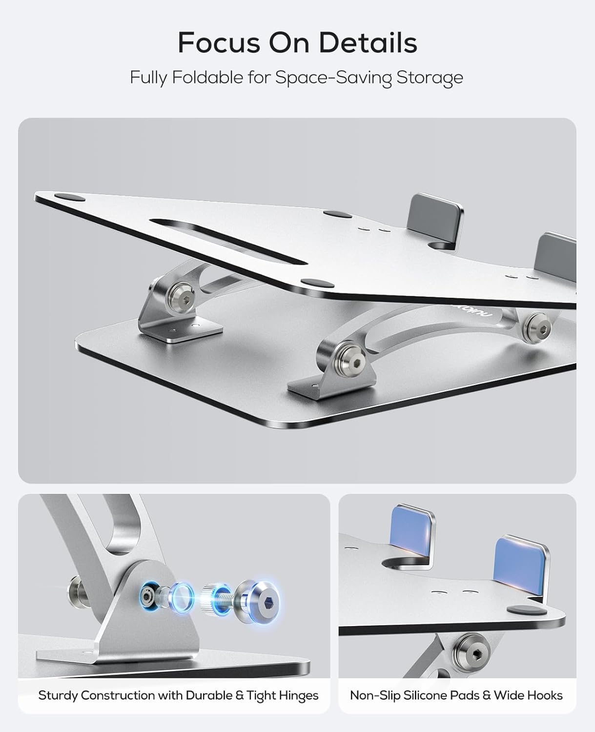 Nulaxy Folding Laptop Desk thumbnail 5