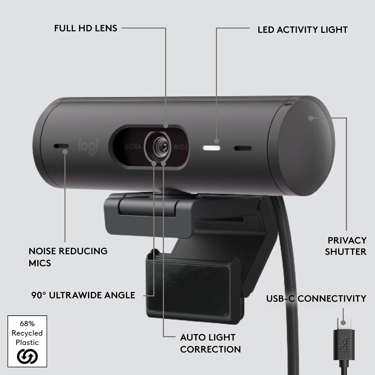 Logitech Brio 500 thumbnail 3