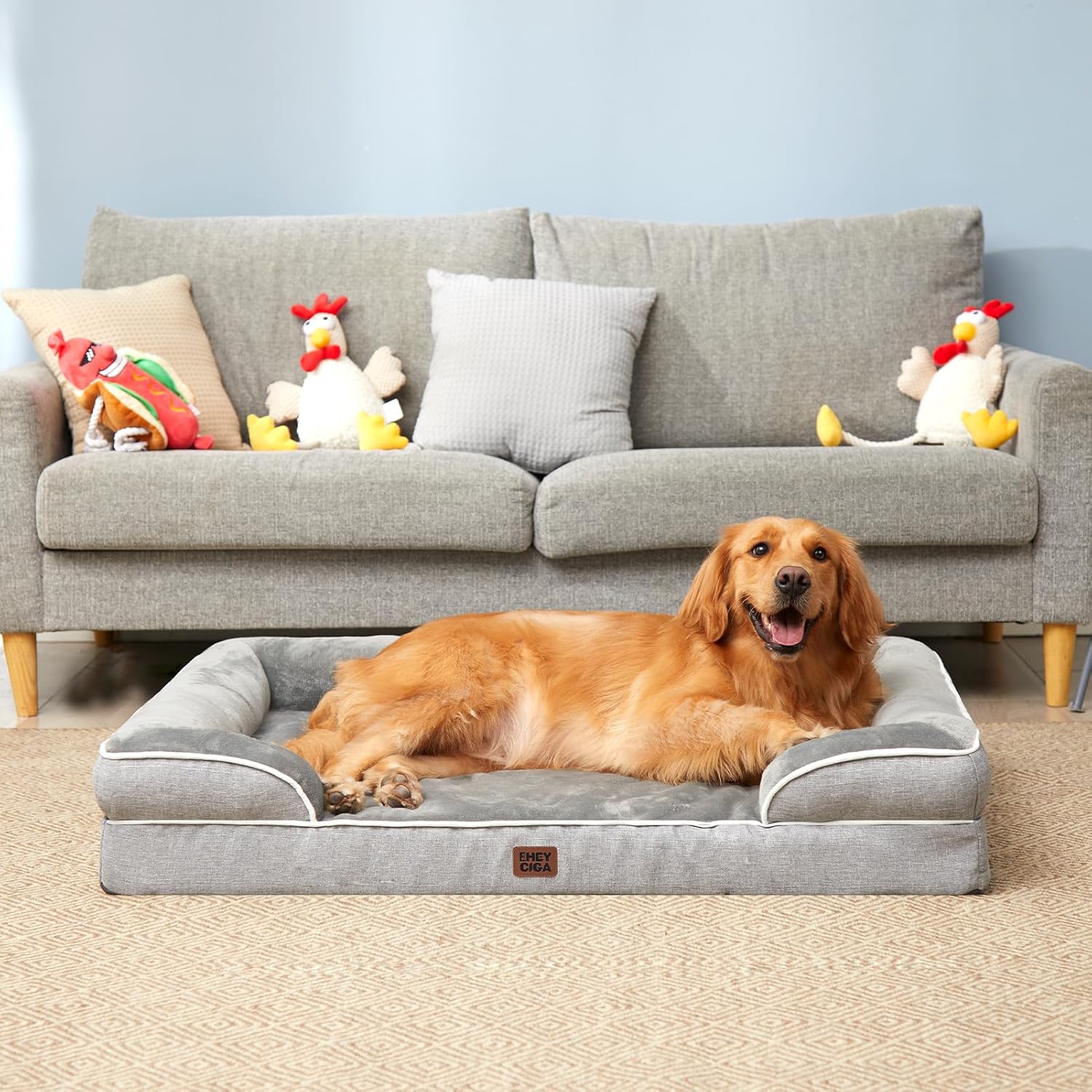 EHEYCIGA Orthopedic Small Dog Bed thumbnail 1