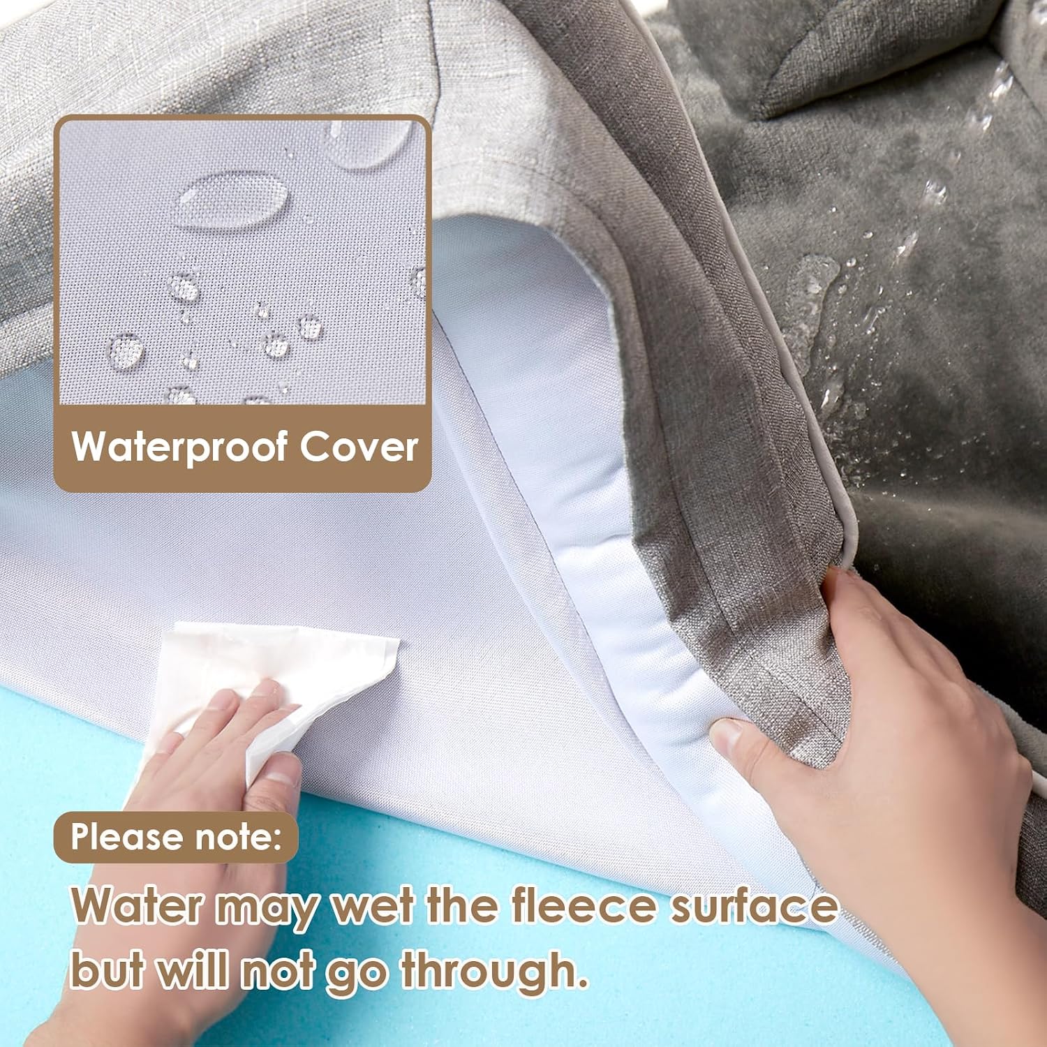 EHEYCIGA Orthopedic Small Dog Bed thumbnail 6