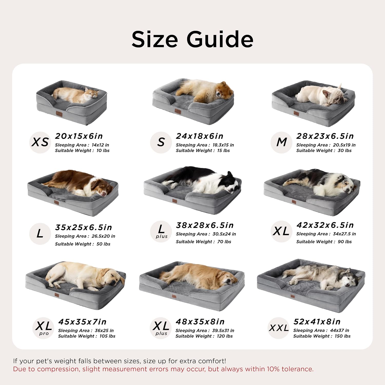 Bolster dog bed for dogs who like to lean thumbnail 5