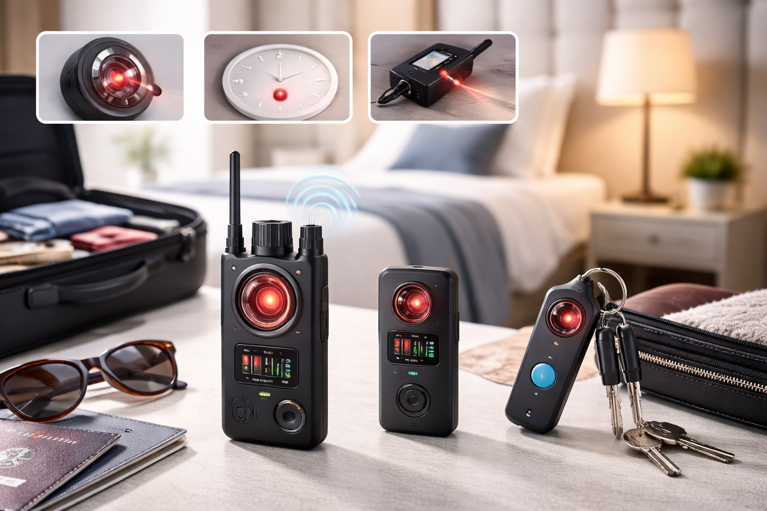 Hidden Camera Detectors for Travel Privacy Safety